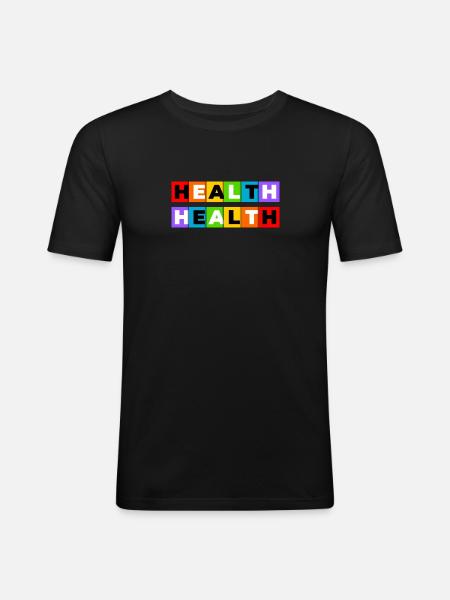 Health - Men's Slim Fit T-Shirt - black