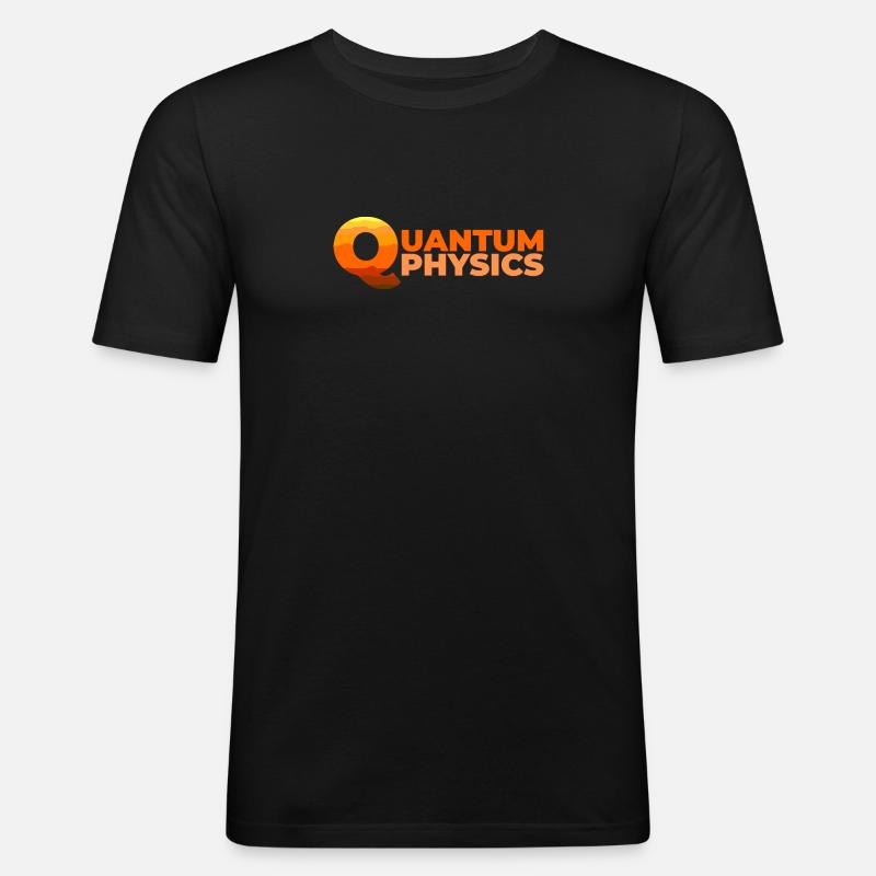Quantum Physics - Men's Slim Fit T-Shirt - black