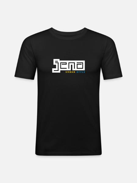 Style urbain d’Iéna - T-shirt près du corps Homme - noir