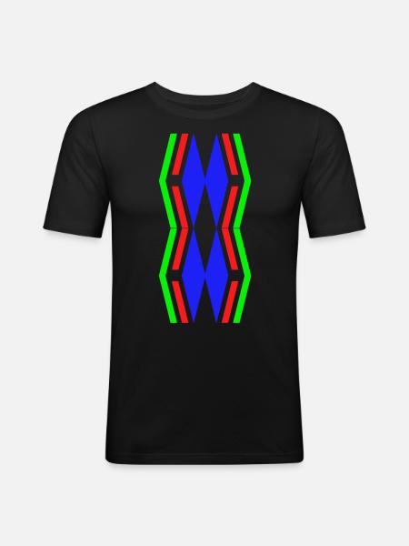 Neuer Typ - Männer Slim Fit T-Shirt - Schwarz