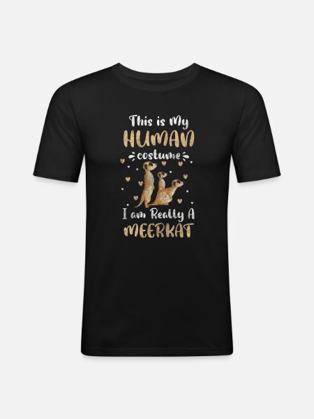 Wilderness Africa Insectivore Sweet - Men's Slim Fit T-Shirt - black