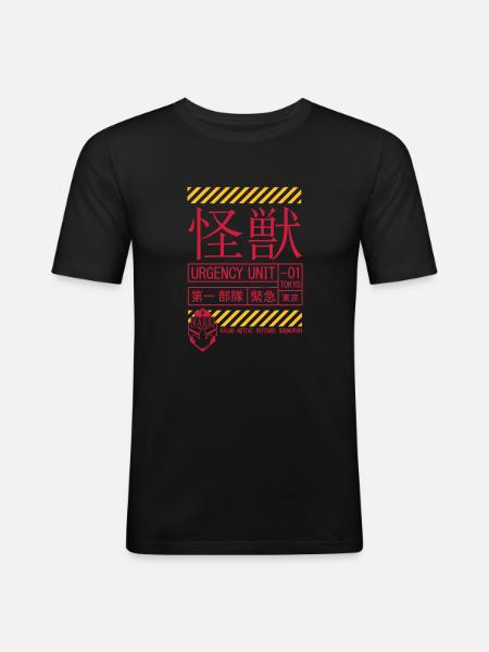 Kaiju Squadron KADS - Men's Slim Fit T-Shirt - black