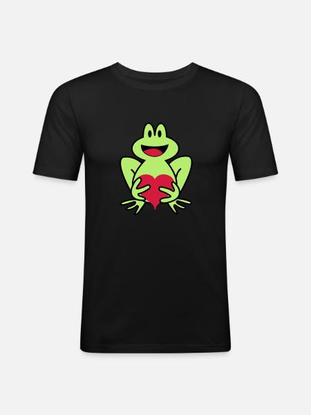 frog - Men's Slim Fit T-Shirt - black