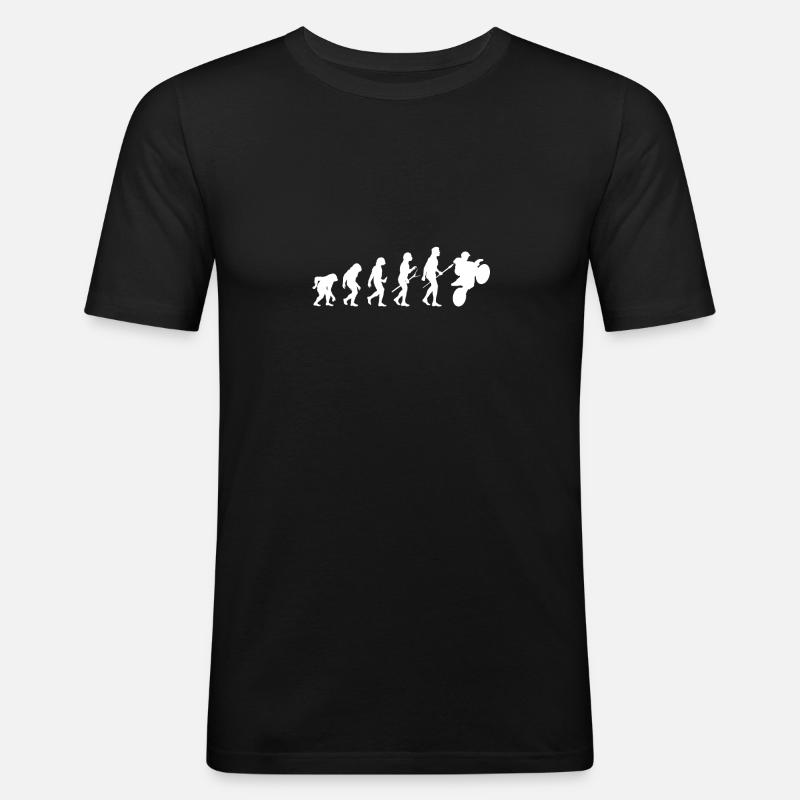 Evolution Motocross - T-shirt près du corps Homme - noir