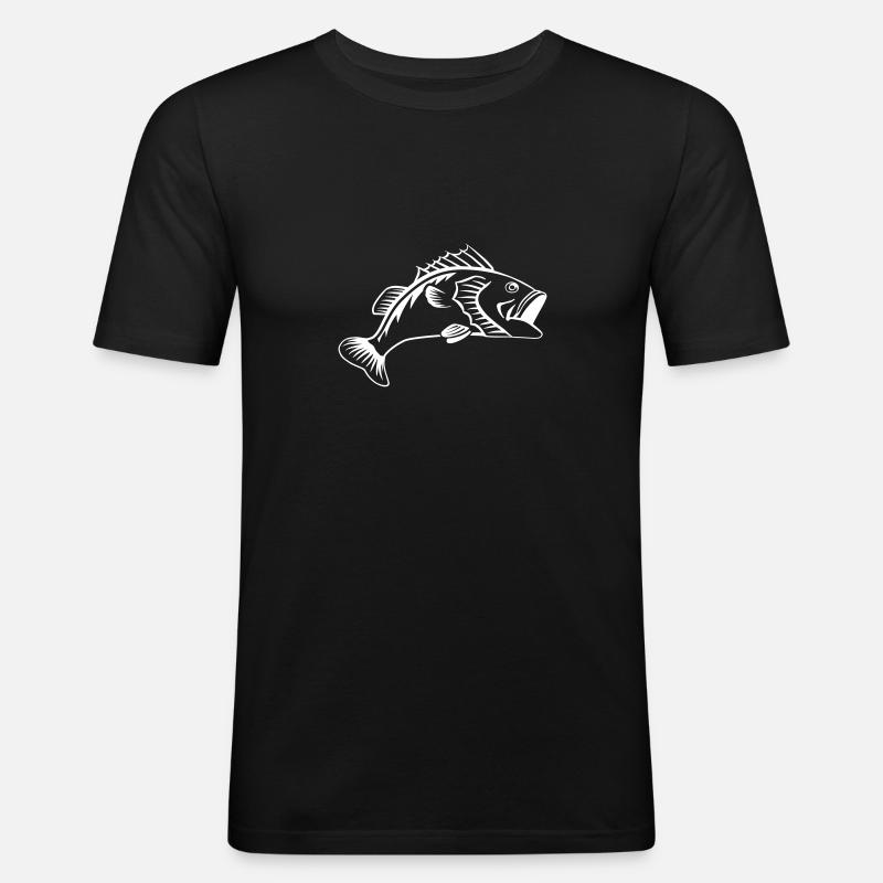 Barsch - Männer Slim Fit T-Shirt - Schwarz