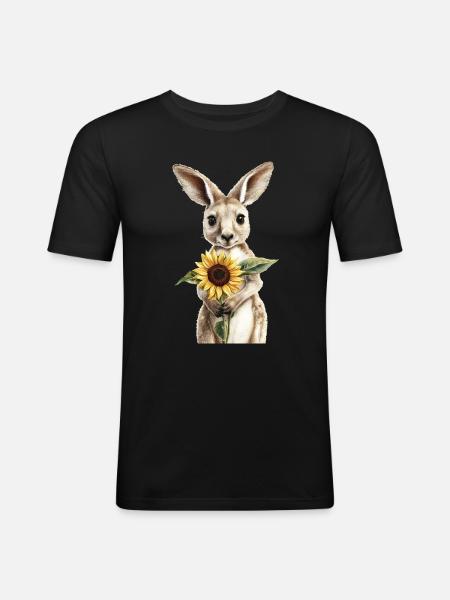 Pinguin - Männer Slim Fit T-Shirt - Schwarz
