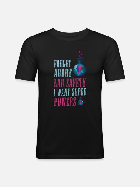 Chemistry Healing Signs - Men's Slim Fit T-Shirt - black