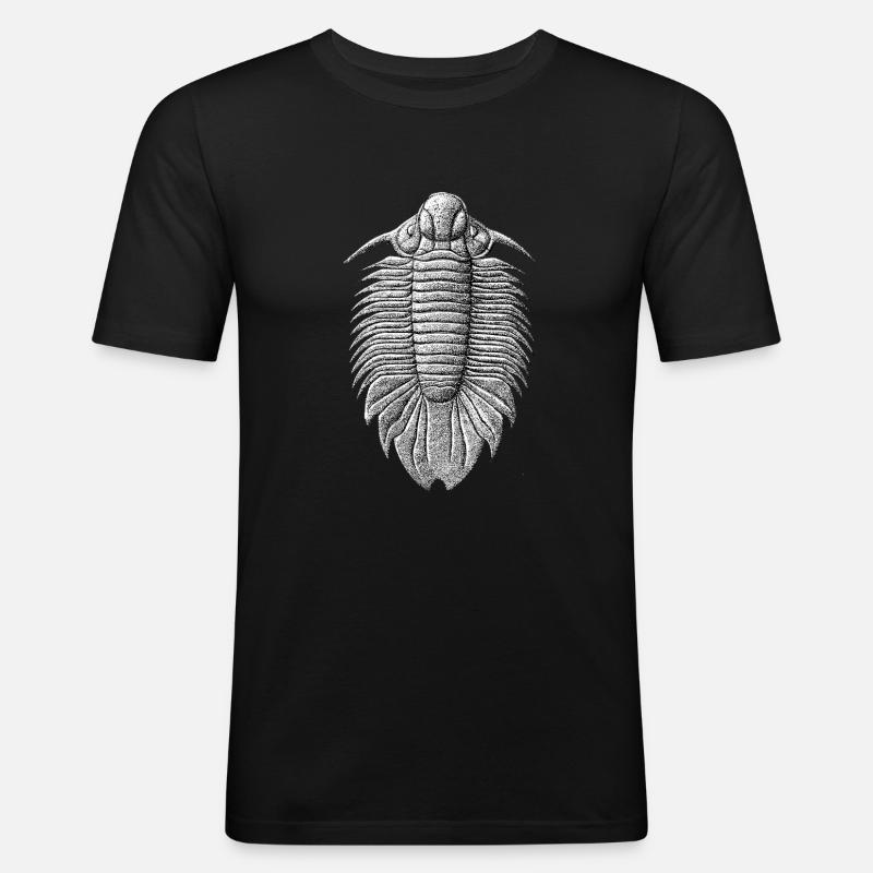 Lychas - Männer Slim Fit T-Shirt - Schwarz
