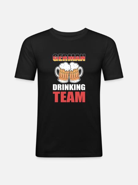 Germany - Men's Slim Fit T-Shirt - black