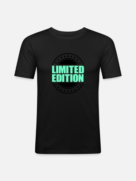 Limited Edition - Men's Slim Fit T-Shirt - black