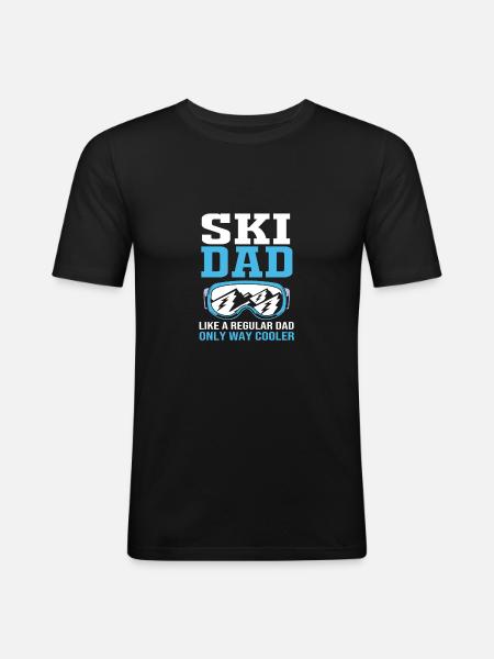Ski Ski Holiday - Men's Slim Fit T-Shirt - black