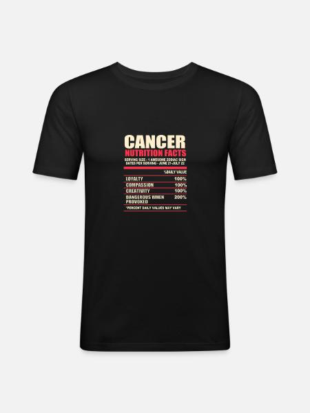 Crab - Men's Slim Fit T-Shirt - black