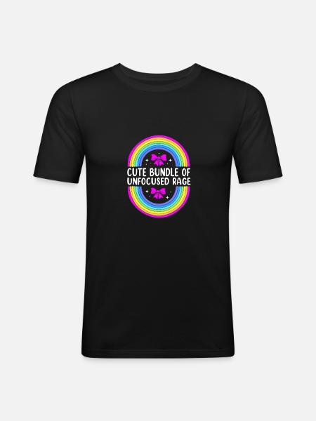 Pastel Gothic - Men's Slim Fit T-Shirt - black
