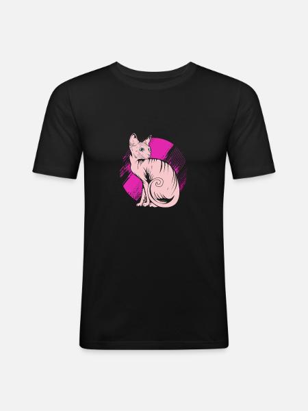 Sphynx - Men's Slim Fit T-Shirt - black