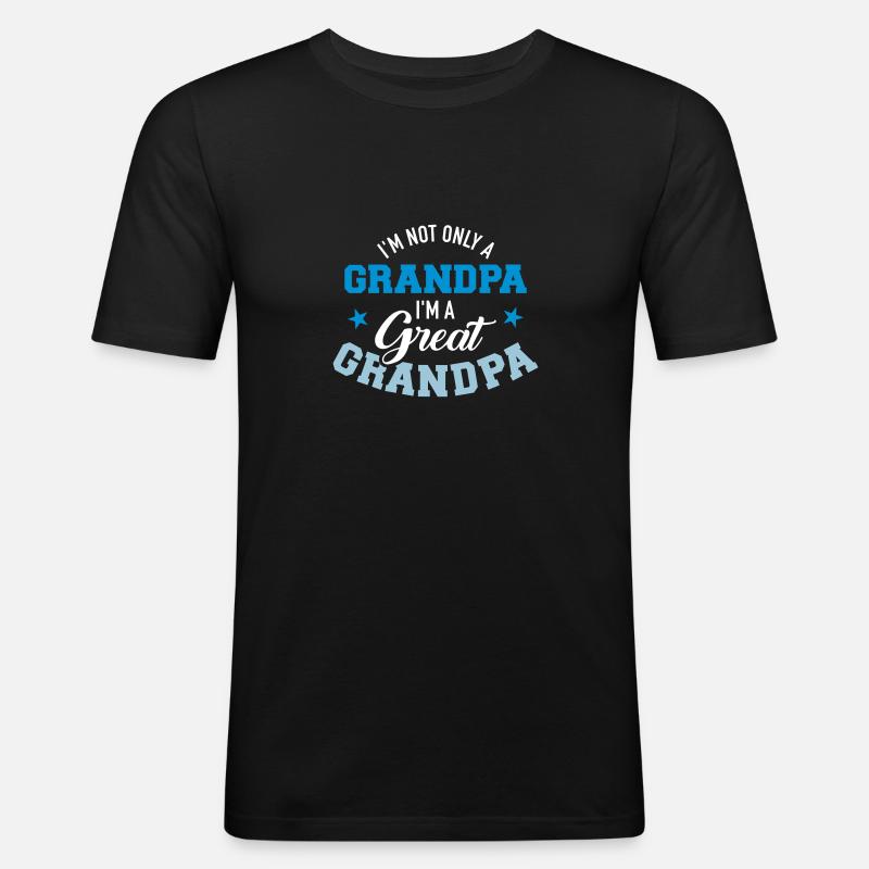 Uropa - Männer Slim Fit T-Shirt - Schwarz