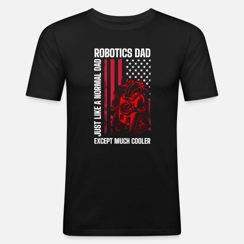 Machine Mechanic Engineer Technician - Men's Slim Fit T-Shirt - black