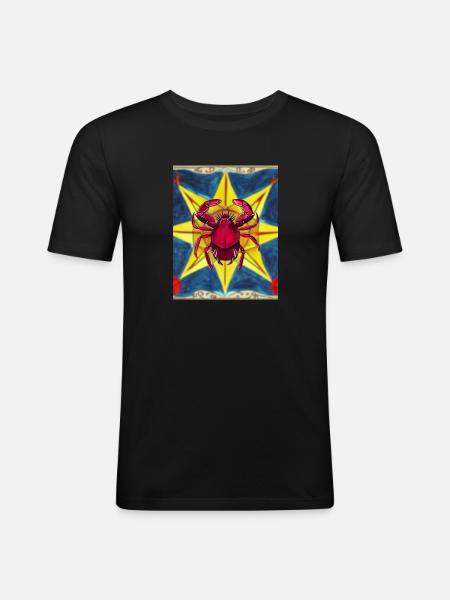 Cancer - Men's Slim Fit T-Shirt - black