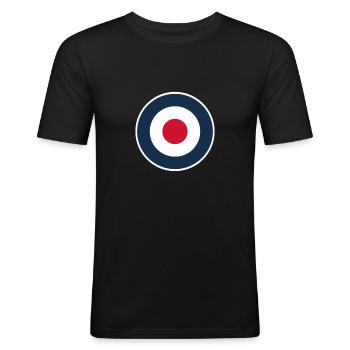 We are Mods - Men's Slim Fit T-Shirt - black - Front - Nik (191cm)