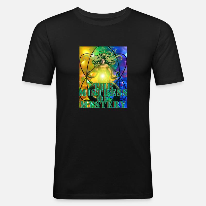 Jenseits des Universums1 - Männer Slim Fit T-Shirt - Schwarz