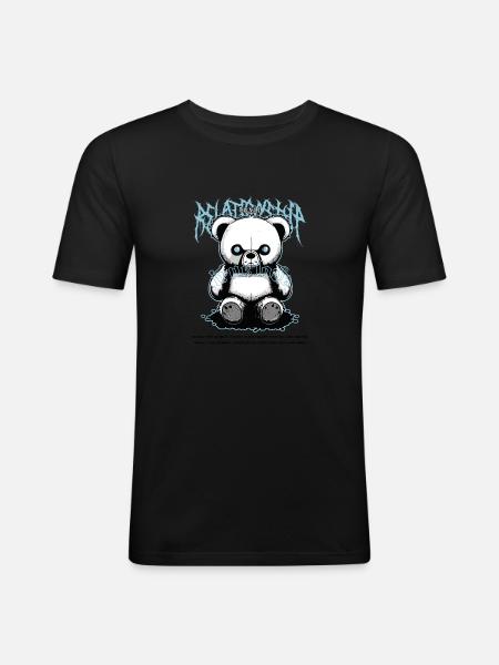Toxic True Love b - Men's Slim Fit T-Shirt - black