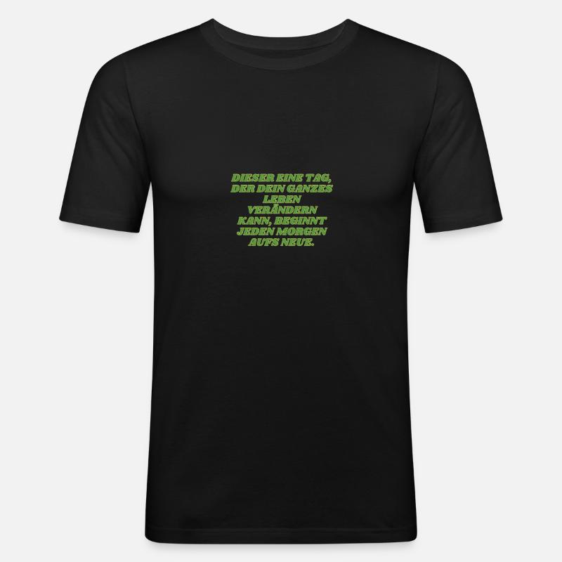 B090EA6A 6B25 4491 85A4 66B0D96CECEA - Männer Slim Fit T-Shirt - Schwarz