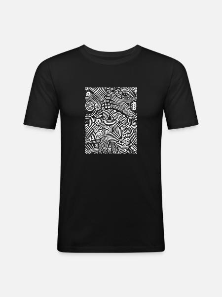 Graphic - Men's Slim Fit T-Shirt - black