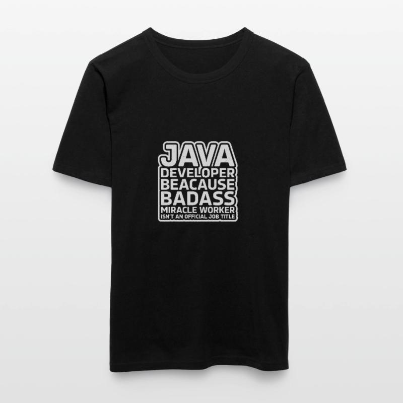 Java Developer Badass Männer Slim Fit T-Shirt