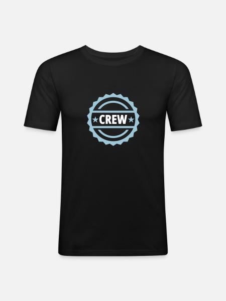 Crew - Men's Slim Fit T-Shirt - black