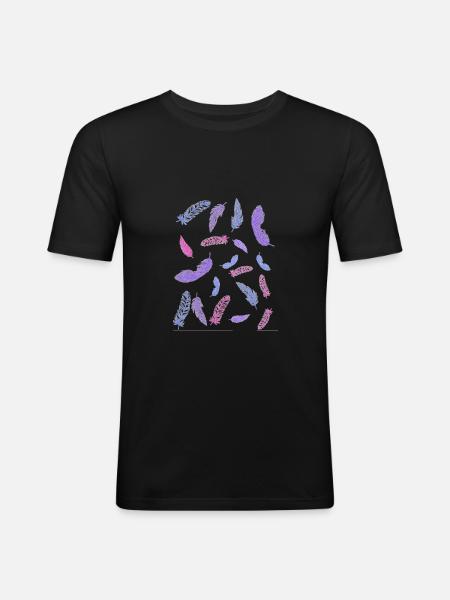 bi springs - Men's Slim Fit T-Shirt - black