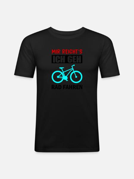 I've had enough cycling - Men's Slim Fit T-Shirt - black