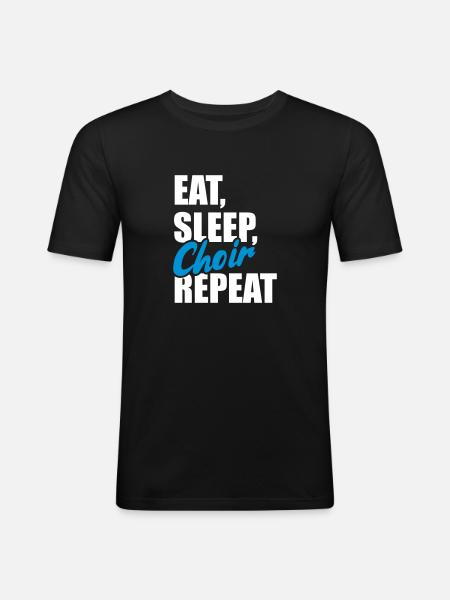Choir - Men's Slim Fit T-Shirt - black