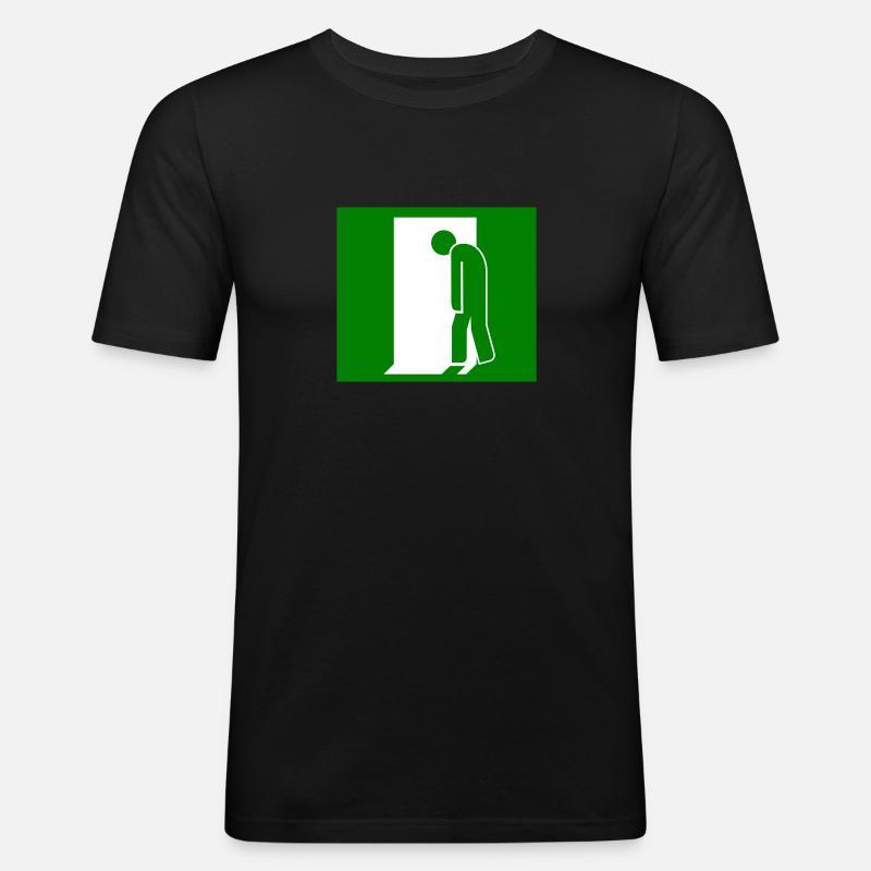 zeromotivation - Männer Slim Fit T-Shirt - Schwarz