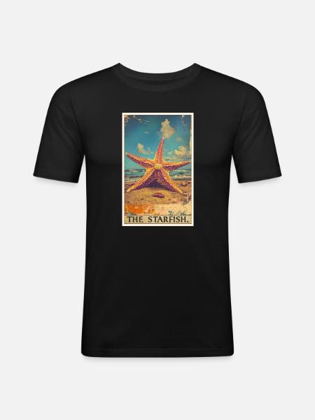 Starfish Starfish - Men's Slim Fit T-Shirt - black