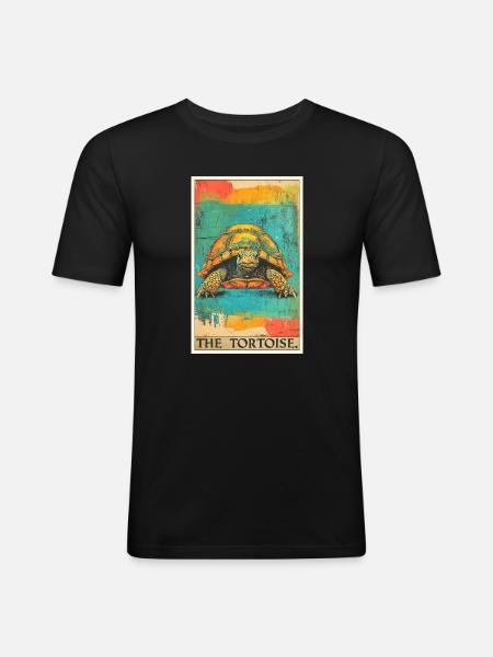 Tortoises Tortoise - Men's Slim Fit T-Shirt - black