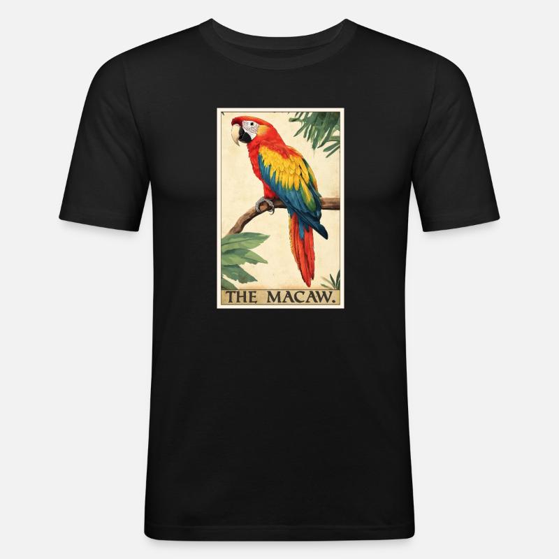 Aras Ara - Männer Slim Fit T-Shirt - Schwarz
