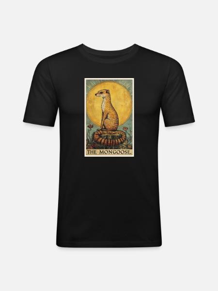 Mongoose's Mongoose - Men's Slim Fit T-Shirt - black