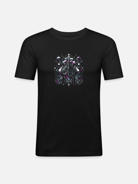 Stellar Reconnaissance Fleet - Men's Slim Fit T-Shirt - black