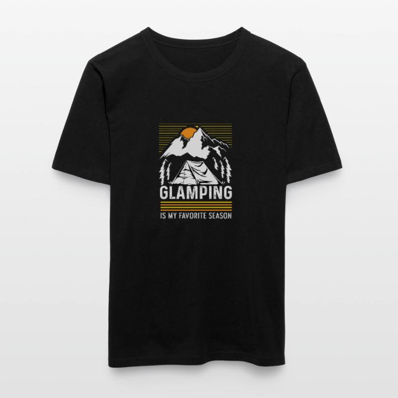 Meine lieblingsjahreszeit Explorer oder Backpacker Männer Slim Fit T-Shirt