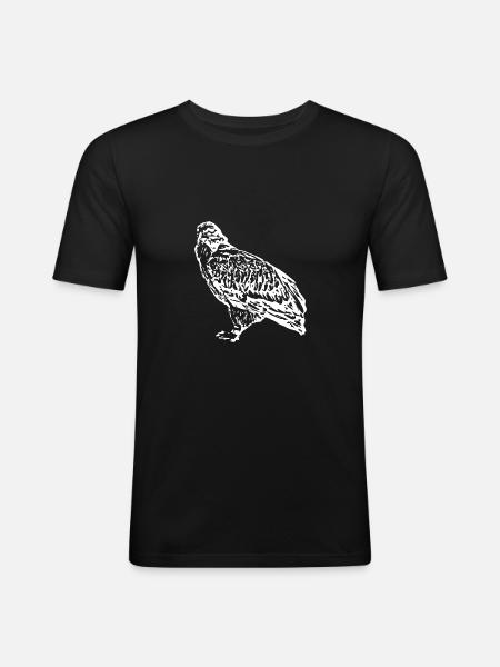 Falcons Birds Birds - Men's Slim Fit T-Shirt - black