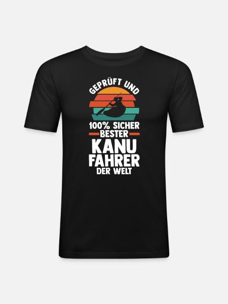 Schullehrer Lehrer - Männer Slim Fit T-Shirt - Schwarz