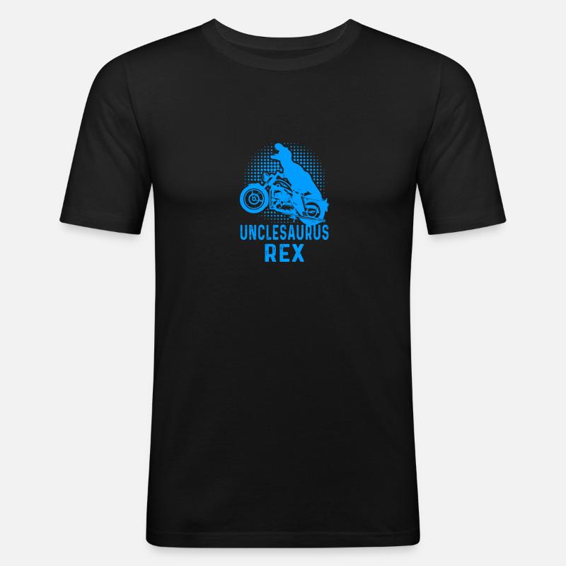 Unclesaurus Rexunclesaurus rex - Men's Slim Fit T-Shirt - black