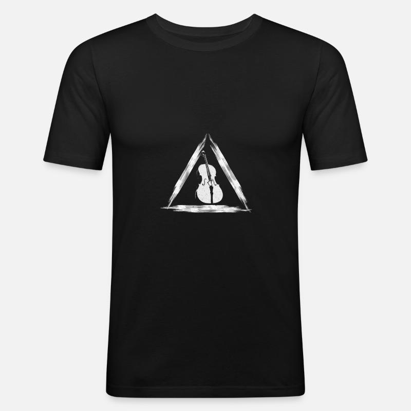 Cello - Männer Slim Fit T-Shirt - Schwarz