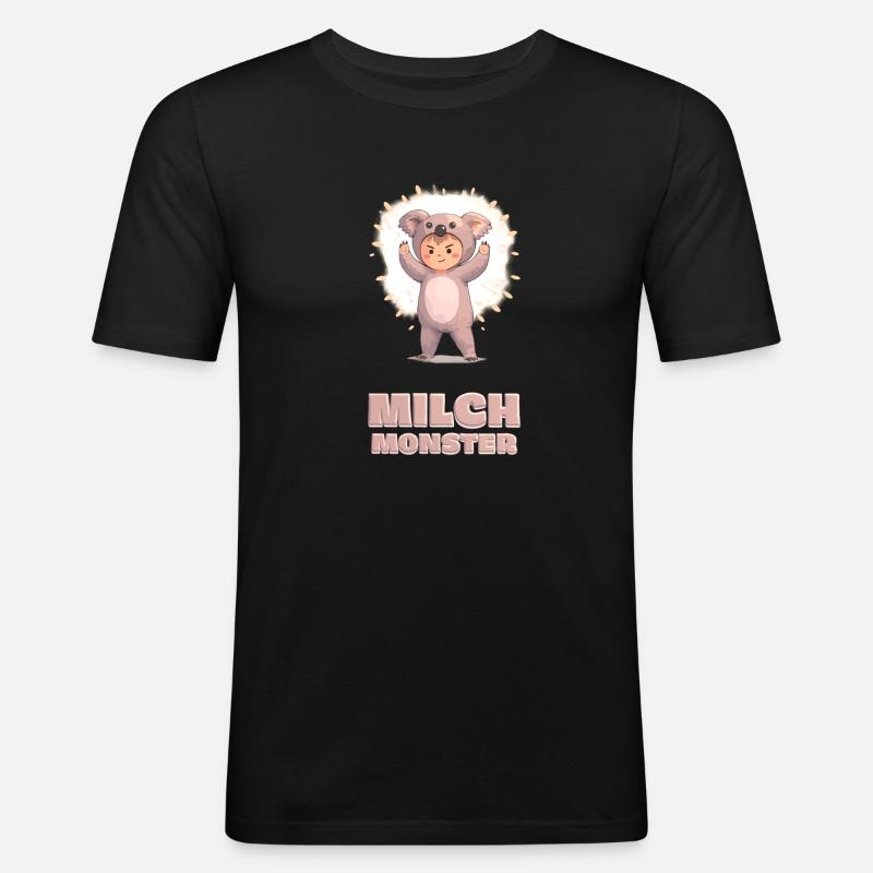  Koala Kostüm - Männer Slim Fit T-Shirt - Schwarz