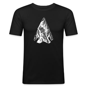 Arrowhead Hunting Arrowhead Collector - Men's Slim Fit T-Shirt - black - Front - Nik (191cm)