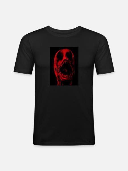 Red Cry - Men's Slim Fit T-Shirt - black