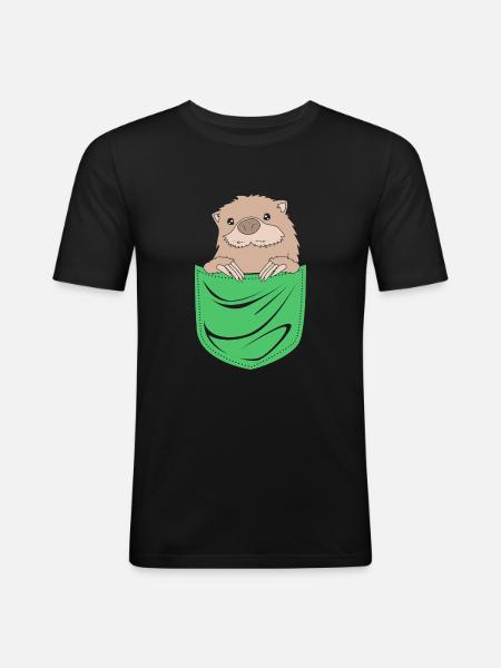 Otter - Men's Slim Fit T-Shirt - black