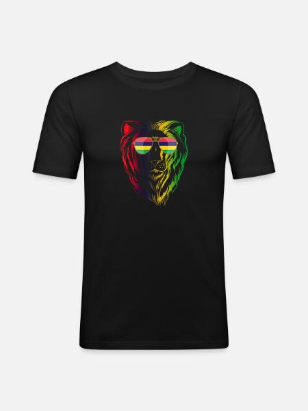 Mauritius - Men's Slim Fit T-Shirt - black
