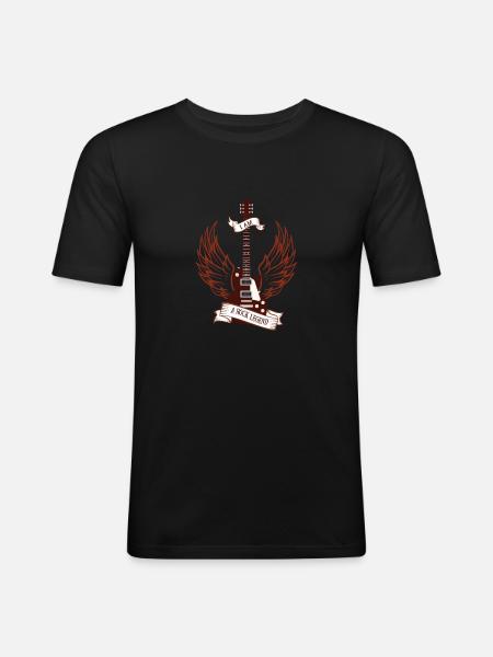 Legend Rocker - Men's Slim Fit T-Shirt - black
