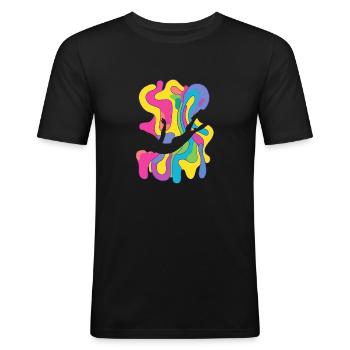 Natation Brasse Apnée - T-shirt près du corps Homme - noir - Devant - Nik (191cm)