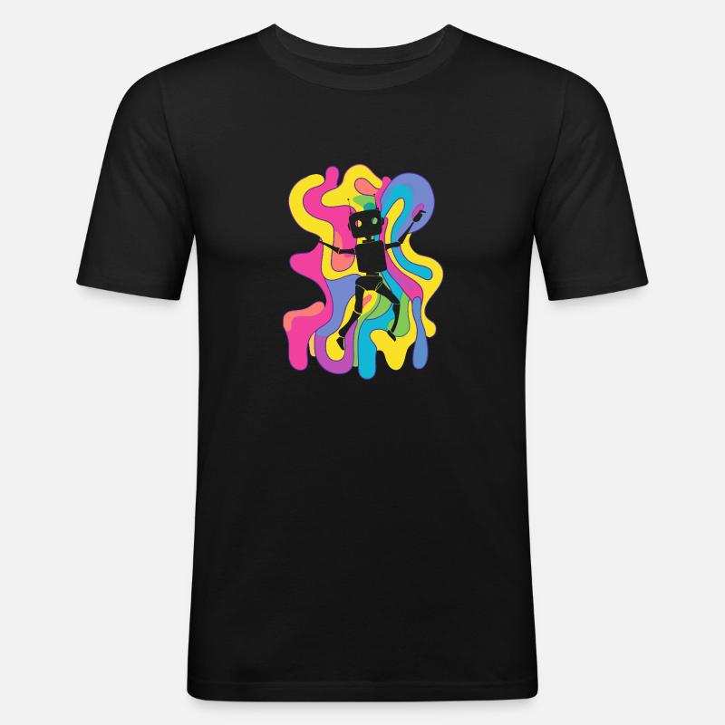 Robotics Technology Robotics - Men's Slim Fit T-Shirt - black